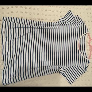 The Talbots Tee blue striped